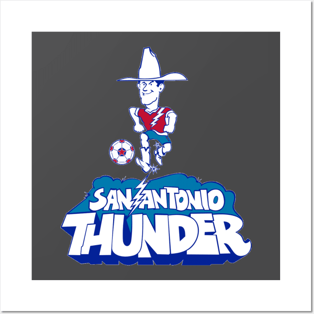 San Antonio Thunder Wall Art by AndysocialIndustries